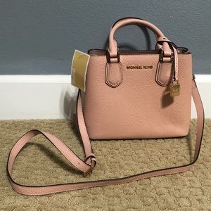 Michael Kors Leather Messenger Bag